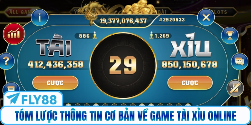 Tóm lược thông tin cơ bản về game tài xỉu online
